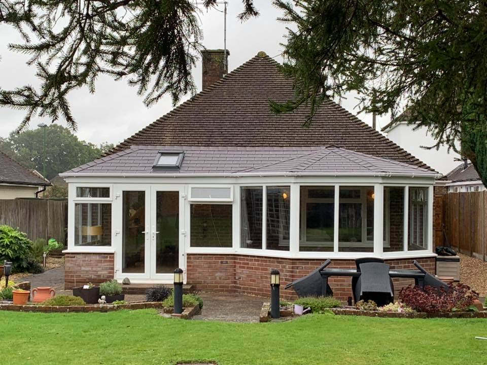 enhanced look with conservatory roof